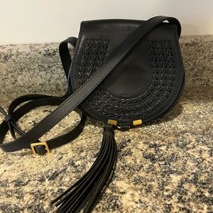 Chloe Marcie Saddle Crossbody Purse